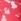 Red Japanese Cherry Blossom Bath & Body Works Mule Slippers