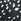 Black/White Spot Frill Bandeau Bikini Top