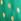 Green Foil Love & Roses 3/4 Flute Sleeve Blouse