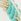 Turquoise Blue Fatface Woven Bracelet