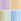 Blue/ Yellow/ Green/ Purple Pastels Frill Hem Baby Shorts 4 Pack