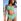 Albastru turcoaz - Slip de bikini Lipsy cu talie medie
