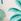 Albastru - Love & Roses Tropical Palm Print V-neck Jersey T-shirt