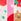 Pink/Red Cotton Rich Christmas Character Ankle Socks 3 Pack