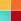 Red/Orange/Yellow/Green/Blue Cotton Rich Plain Socks 7 Pack