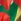 Red/Green Tropical Print Blouson Shaping Swimsuit
