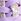 Purple Glitter Lace-up High Top Trainers