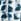 Ecru/Navy Grid Print Print Long Sleeve V-neck Blouse