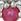 Ruby 0.68CT The Diamond Store And Diamond 9k White Gold Heart Pendant Necklace