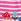 Pink Jojo Maman Bébé Appliqué Stripe Top