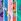 Bright Blue/Purple/Orange Fruit Regular Pattern Socks 5 Pack