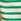 Green/White Stripe Love & Roses Ric Rac Heart Short Sleeve T-shirt