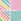 Қызғылт/Көк - Stripe & Stare Original Lace Trim Knickers 4 Pack