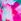 Pink/Green/Blue Pour Moi Malibu Bikini Bottoms