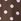 Brown Polka Dot Boxy Elbow Sleeve Crew Neck T-shirt