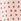 Cherry Hearts Baby Muslins Cloths 4 Pack