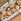Gold Suede Forever Comfort® Beaded Toe Thong Sandals