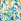 Green Joe Browns Lemon Print Scoop Neck Crinkle 100% Cotton Dress