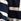 Navy & Cream Striped Saunton Cotton Blend Sweatshirt With Buttoned Funnel Neck