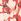 Red Multi Yumi Blossom Wrap Midi Dress With 3/4 Sleeves