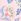 Imprimeu floral roz - Joules Razamataz bumbac Babygrow