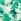 Green Roman Floral Print Smock Dress
