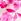 Pink Roman Floral Print Smock Dress