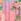 Blue/Pink Tropical L&r | Love & Roses Chiffon Ruffle Sleeve Pleated Dress (5-16yrs)