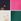 Gold Sparkle/ Green/ Pink Logo Knickers 4 Pack