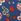 Blue Regular The Savile Row Company Red Floral Print Pure Silk Tie