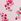 Pink Tulip Floral Print Victoria's Secret Pink Tie Detail Knickers