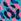 Blue/Pink Animal Print Leggings (3-16yrs)