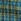 Green/Blue Check Square Neck Smocked Long Sleeve Top