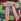 Pink Xmas Wreath Graphic - Slimline Crew Neck T-shirt