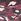Dark Pink Animal Swish Flip Flops
