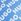 Blue Hugo Print Triangle Bikini Top