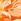 Orange Roman Abstract Print Hanky Hem Stretch Top