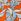 Orange Yours Curve Leaf Print Wrap Dress
