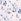 Blue white Regular Brook Taverner Ocassion Paisley Print Long Sleeve Shirt