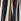 Navy/Ecru/Brown Stripe Drop Waist Linen Blend Maxi Skirt