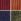 Rich Red/ Blue Green - Regularny - Zestaw 10 par grubych skarpetek z haftem jelenia