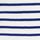 Ecru Cream Navy Blue Stripe