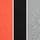 Black/Bright Orange/Grey Marl