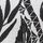 Black & White Leaf Print