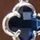 Blue Silver Tone