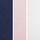 Navy Blue/Pink/White