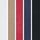 White/Taupe Brown/Red/Navy Blue/Black