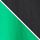 Black/Green Polka Dot