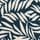 Navy Blue Leaf Print