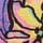 Purple Tropical Print